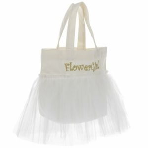 Flower girl tote bag
